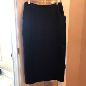 Vintage Mister Leonard Black Wool Skirt